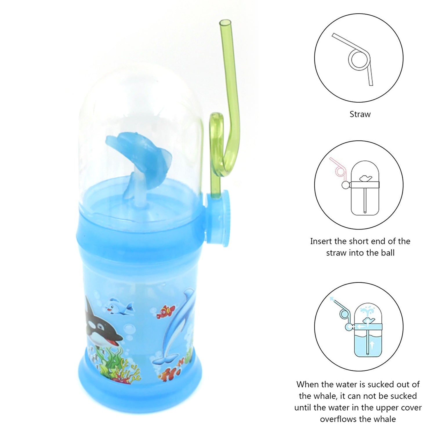 8419 Baby Drinking Cup with Straw and Lid Water Whale Spray Fountain Sippy Cup Bottles Childrens Pot, Toddler Tumbler Mug Spill Proof,Birthday Party Gift Drinking Cup (1 Pc) 8419 Baby Drinking Cup with Straw and Lid Water Whale Spray Fountain Sippy Cup Bottles Childrens Pot, Toddler Tumbler Mug Spill Proof,Birthday Party Gift Drinking Cup (1 Pc)